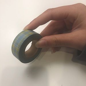 Plaid Blue & Green Washi Tape